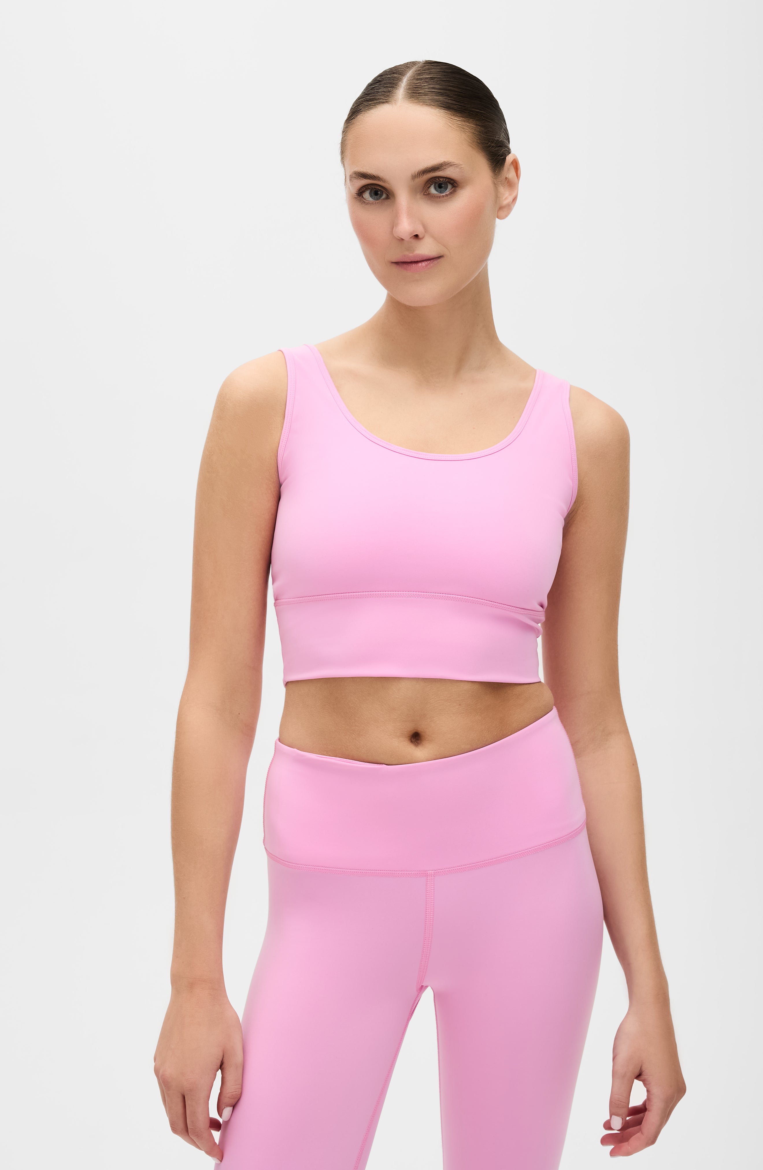 Celebrate Breast Cancer Awareness Month with the Vie en Rose Lisse Bra. Designed for performance and recovery with targeted compression, removable cups, and breathable OEKO-TEX® fabric. 20% of proceeds support breast cancer research and care.