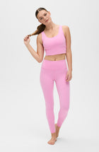 Celebrate Breast Cancer Awareness Month with the Vie en Rose Lisse Bra. Designed for performance and recovery with targeted compression, removable cups, and breathable OEKO-TEX® fabric. 20% of proceeds support breast cancer research and care.